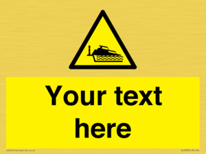 Custom warning grounding cruiser on lock cill